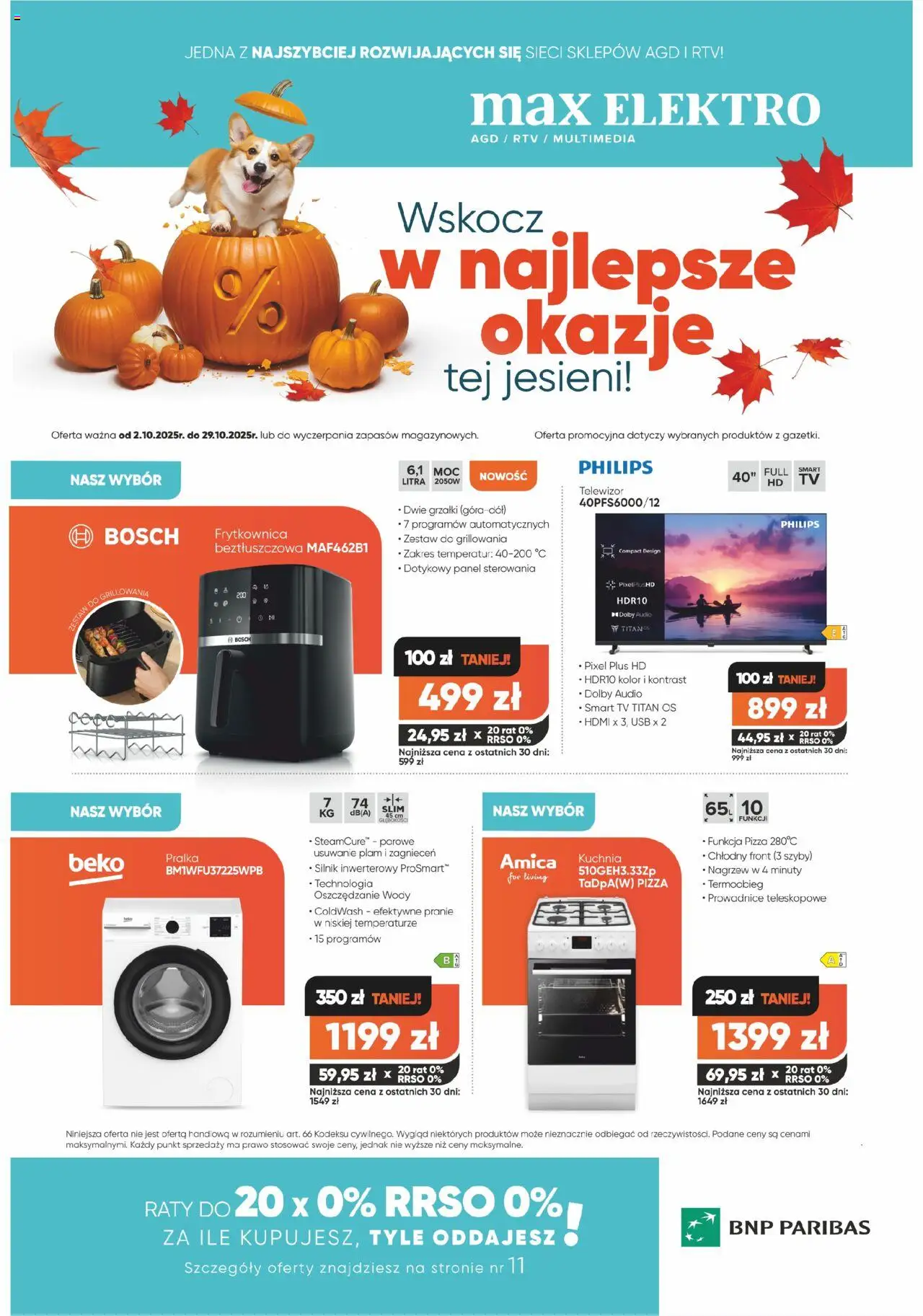 Max elektro Gazetka - strona 1- ważny od 02.10.2025