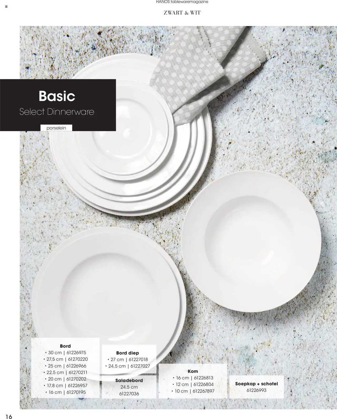 Hanos - Tableware magazine 2025-2026 - page 16- valid from 01-09-2025