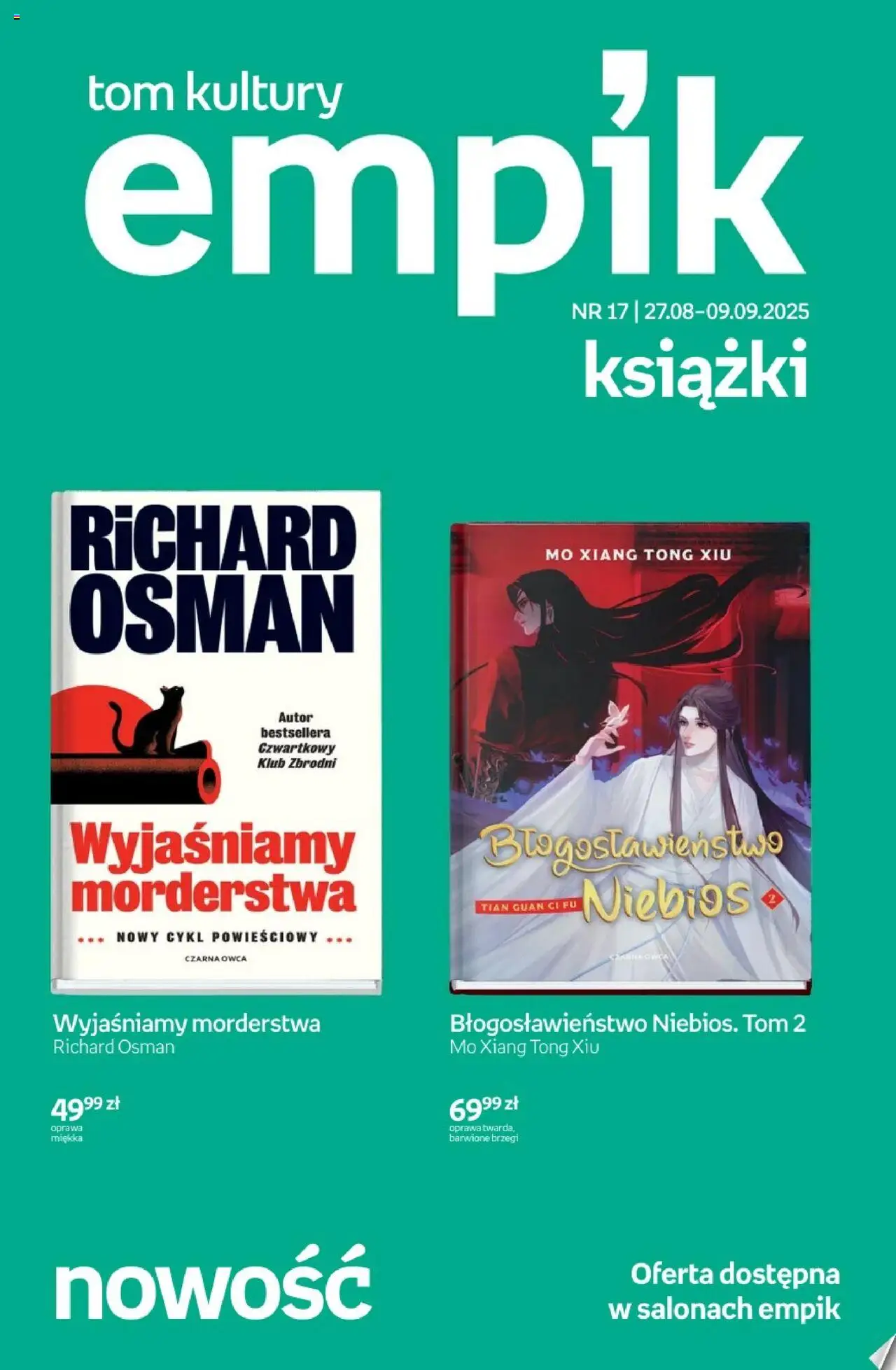 Empik promocje - Tom kultury Książki - strona 1- ważny od 27.08.2025