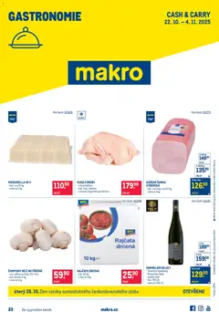 Náhled Makro leták - Gastronomie platný od 22.10.2025