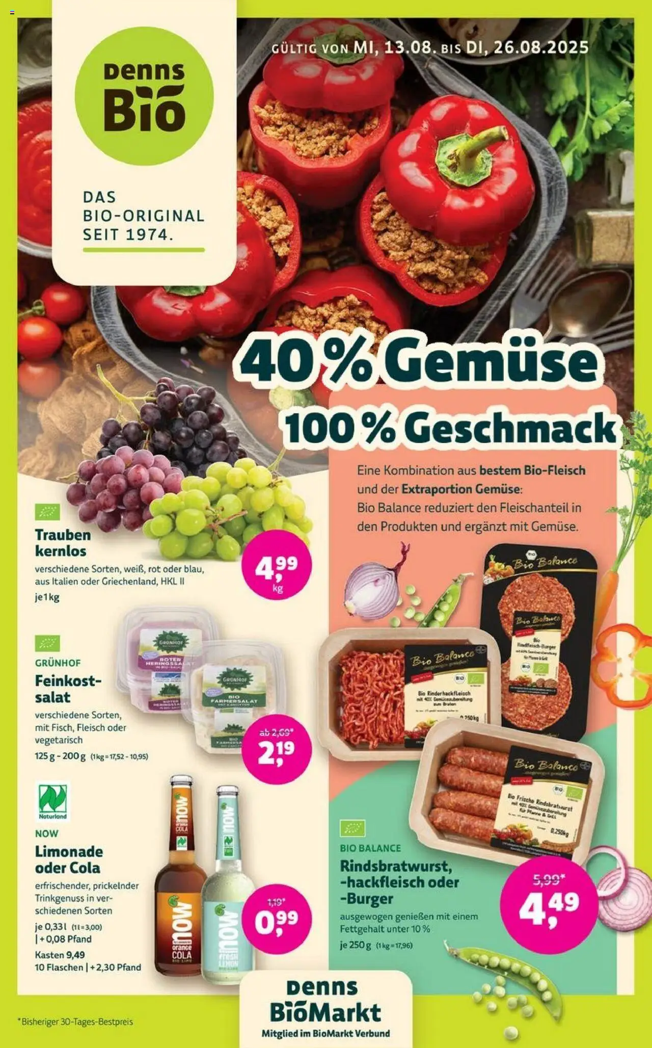 Denns BioMarkt Angebote - Seite 1 - gültig ab 13.08.2025