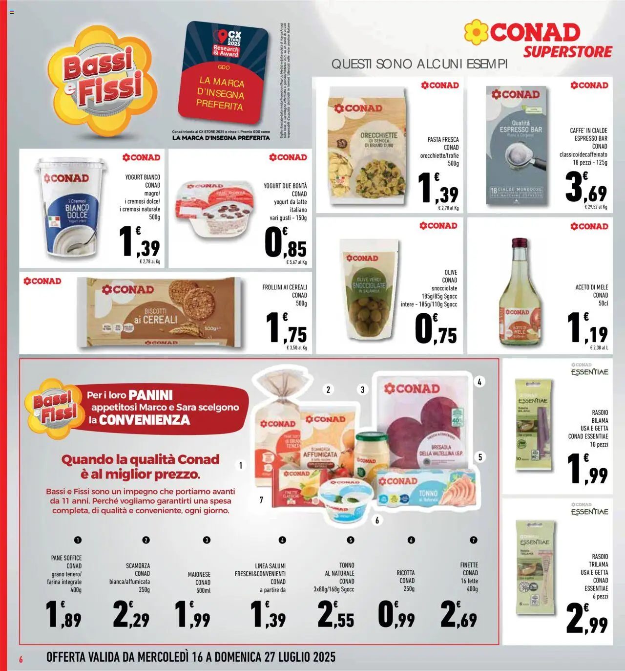 Conad Superstore Campania catalogo - pagina 6 - valido dal 16/07/2025
