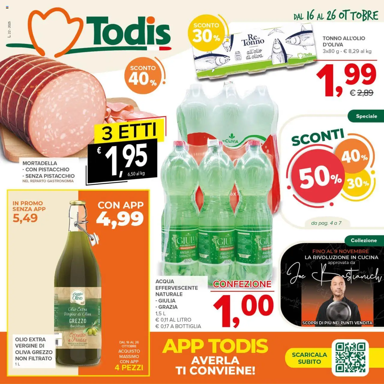 Volantino Todis	 - pagina 1 - valido dal 16/10/2025