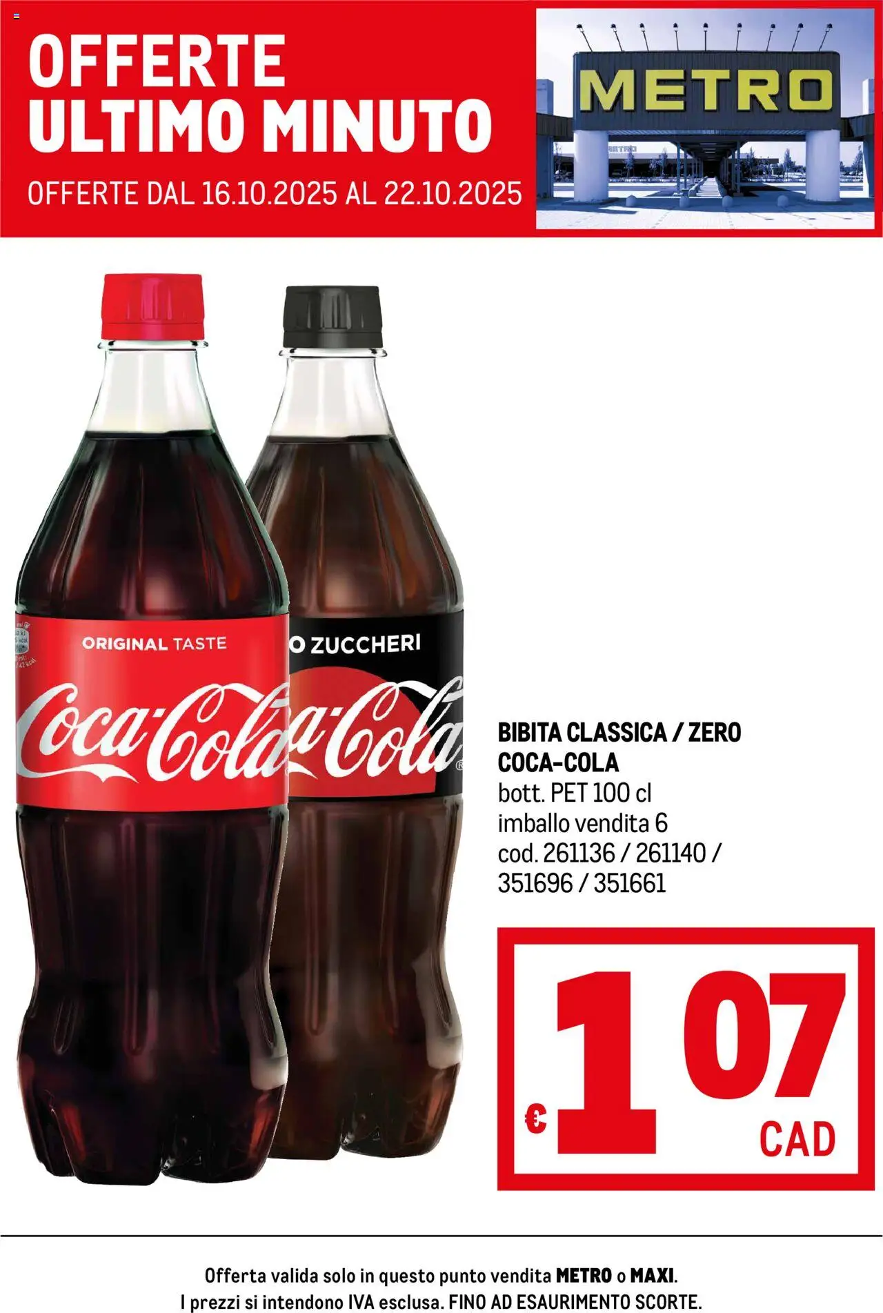 Metro Offerte ultimo minuto catalogo - pagina 1 - valido dal 16/10/2025