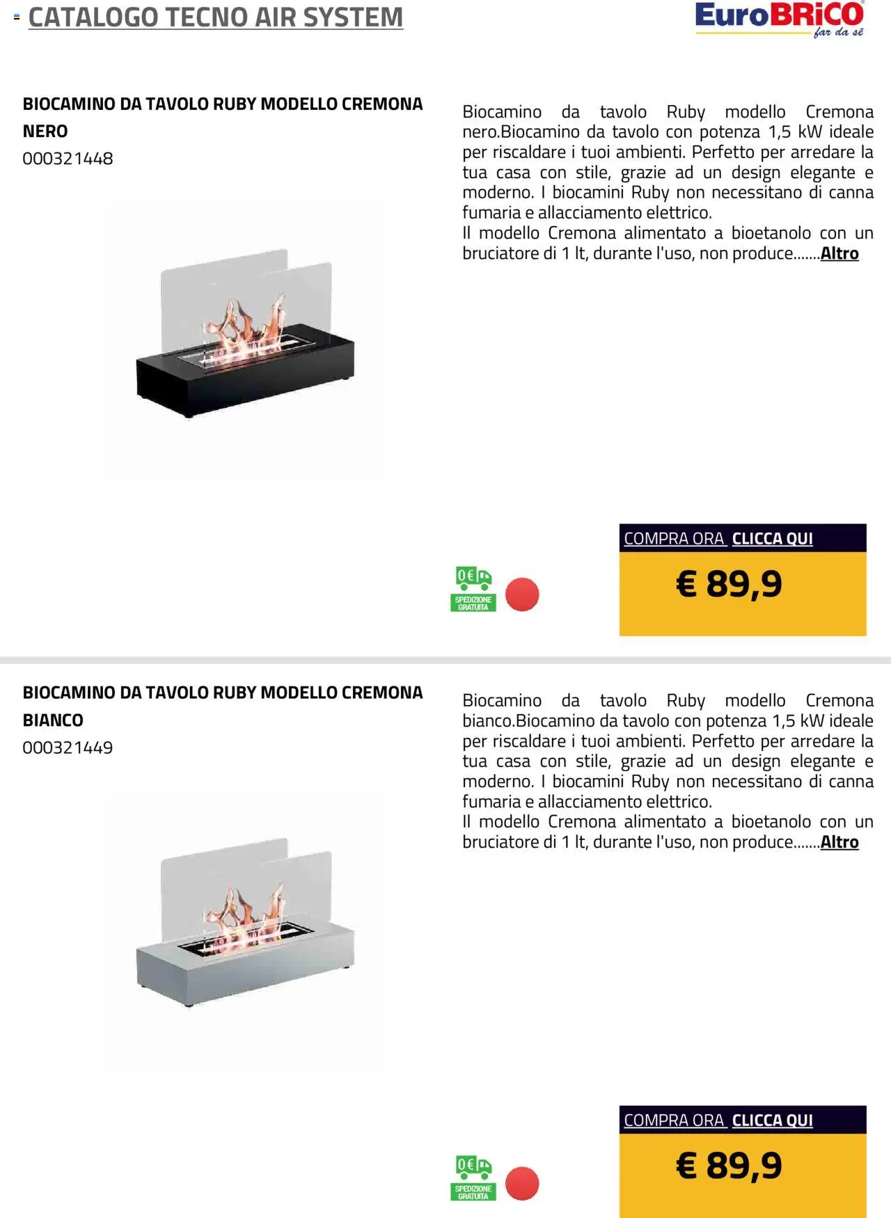 Eurobrico Tecno Air System catalogo - pagina 6 - valido dal 23/07/2025