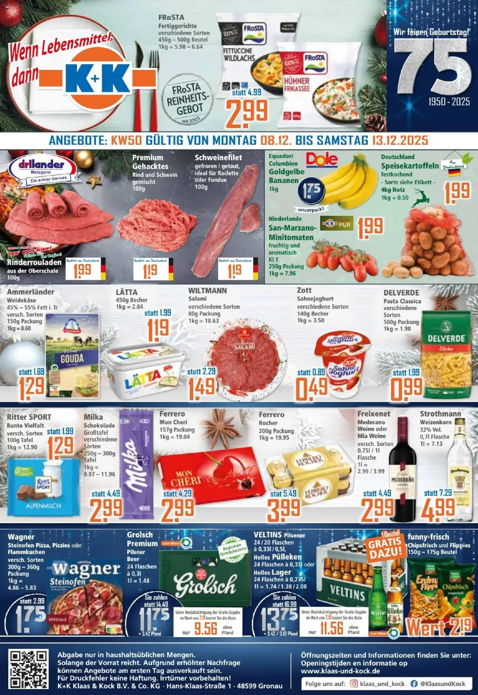 Klaas & Kock Prospekt - Seite 1 - gültig ab 08.12.2025