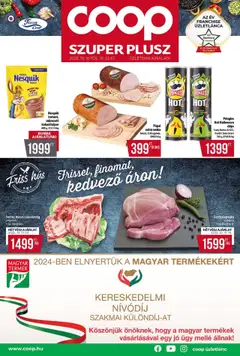 Előnézet COOP - Szuper Plusz / Tisza érvényes 2025.10.16.-tól