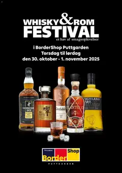 Forhåndsvisning Bordershop - Whisky&Rom Festival 2025 gyldig fra 30/10/2025