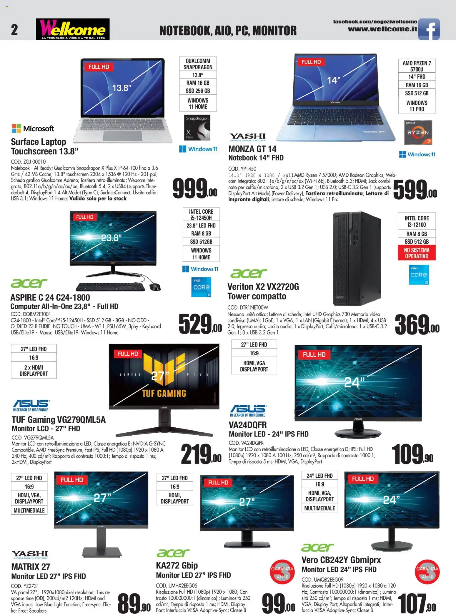 Volantino Wellcome	 - pagina 2 - valido dal 06/11/2025