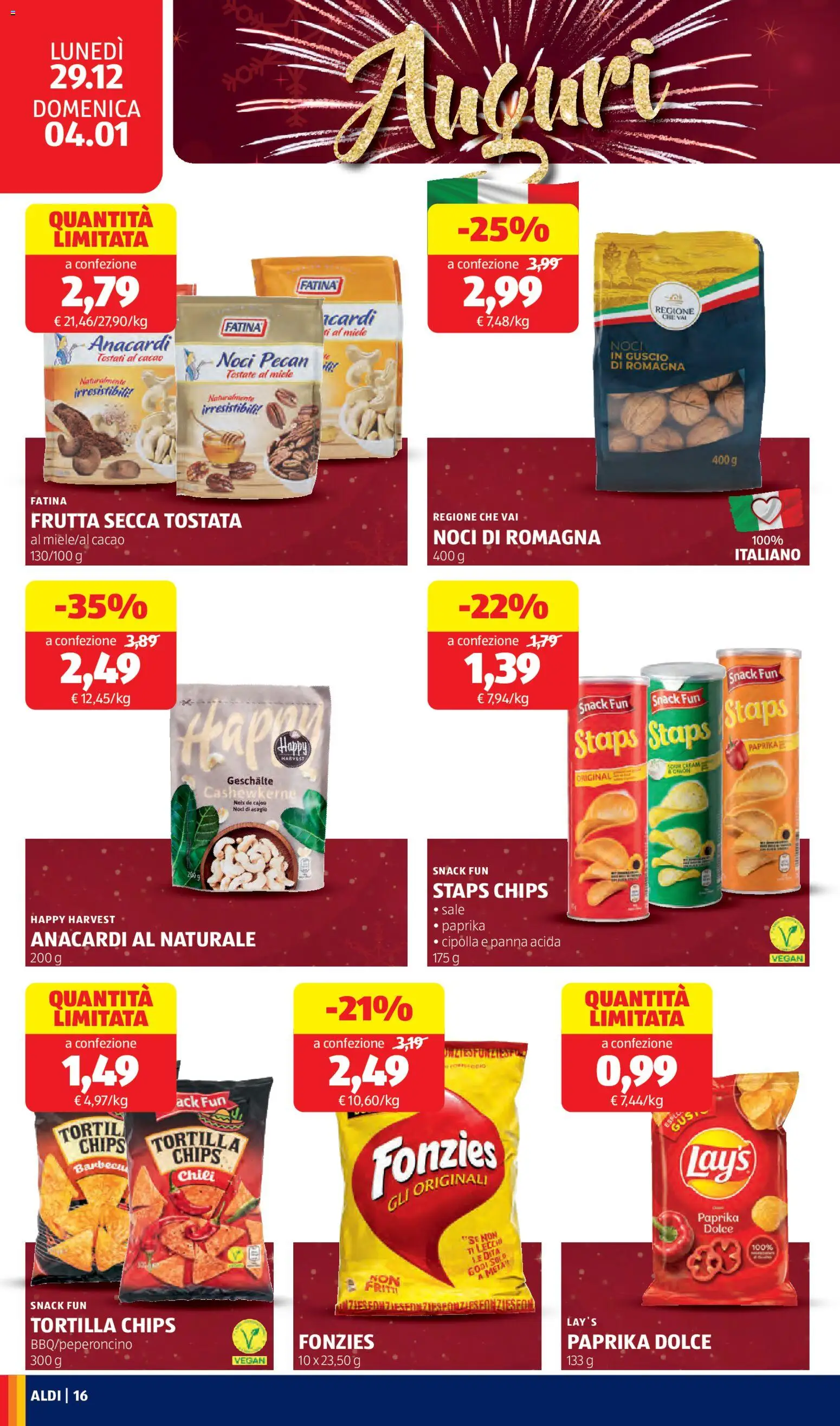 Volantino Aldi	 - pagina 16 - valido dal 29/12/2025