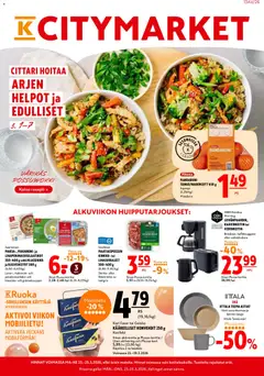 Esikatselu K-Citymarket tarjoukset voimassa alkaen 23/03/2026