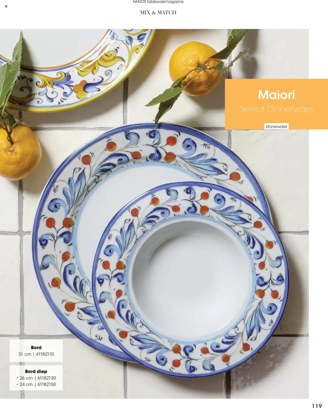 Hanos - Tableware magazine 2025-2026 - page 119- valid from 01-09-2025