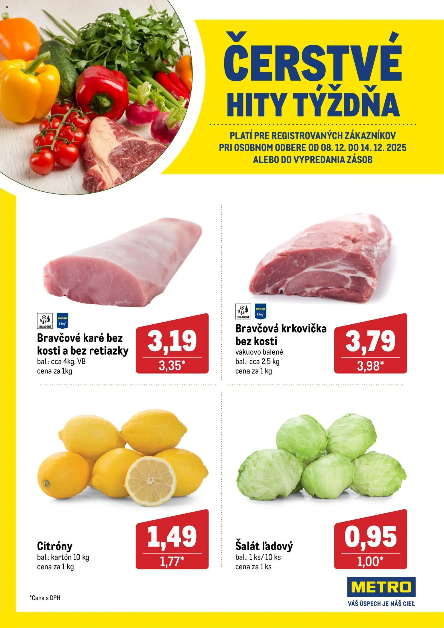 Metro Čerstvé hity týždňa - strana 1- platný od 08.12.2025