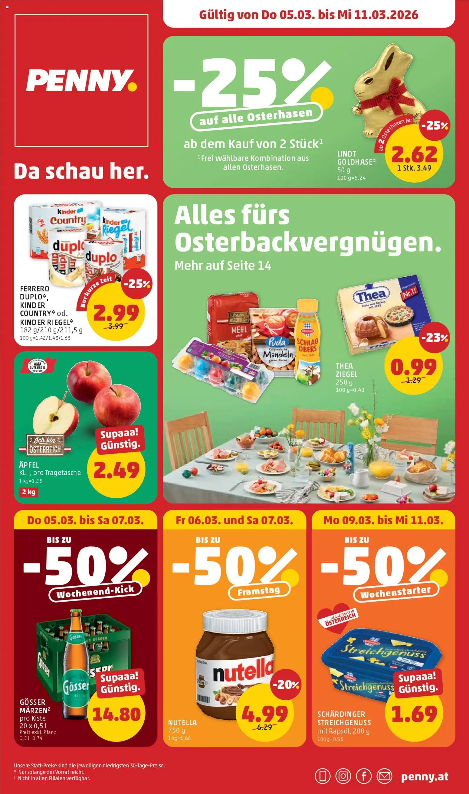 Penny Markt - Flugblatt - Seite 1- gültig ab 05.03.2026