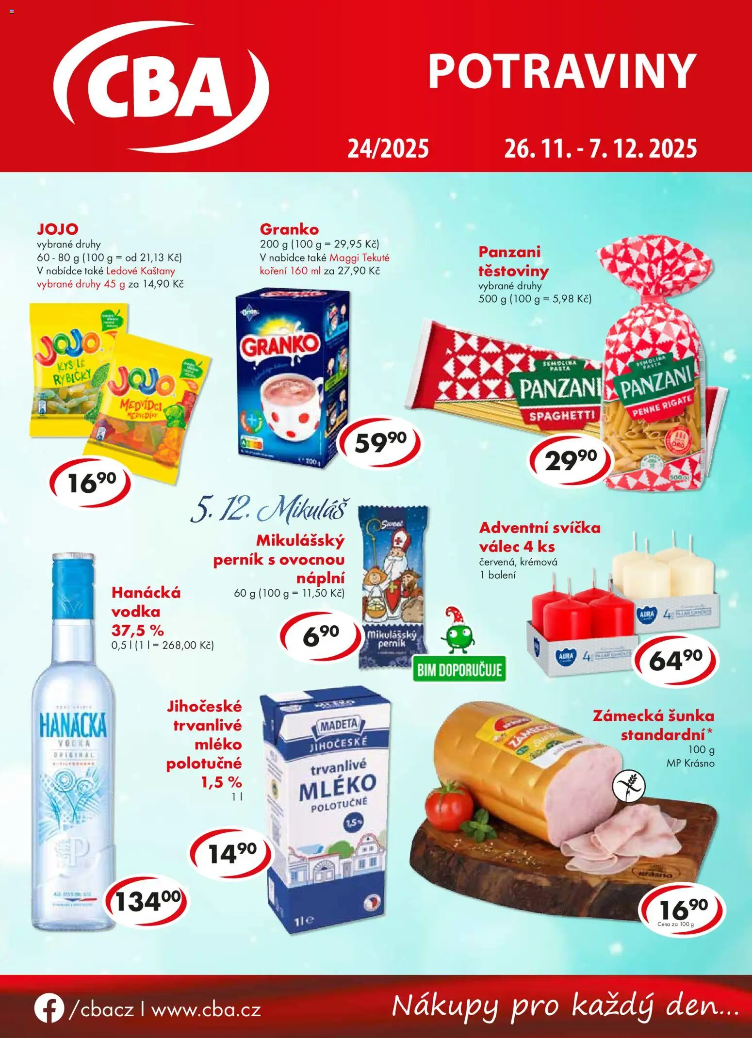 CBA leták - strana 1- platný od 26.11.2025
