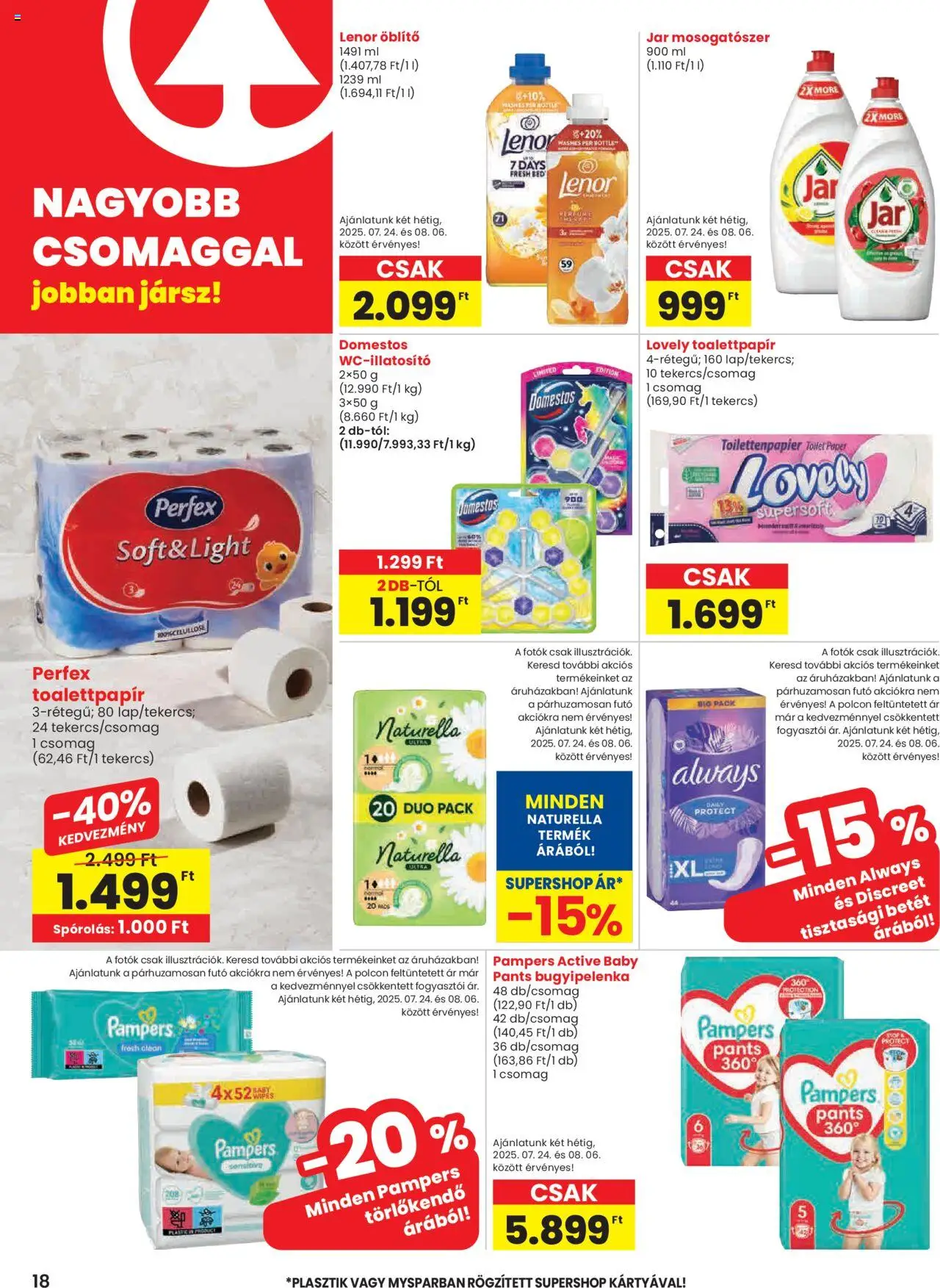 Spar Akciós újság - 18oldal - érvényes 2025.07.24.-tól