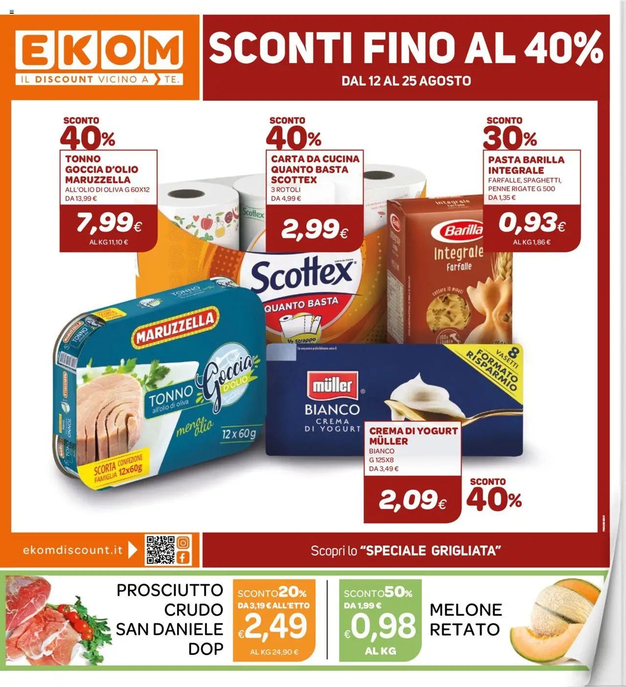Volantino Ekom	 - pagina 1 - valido dal 12/08/2025