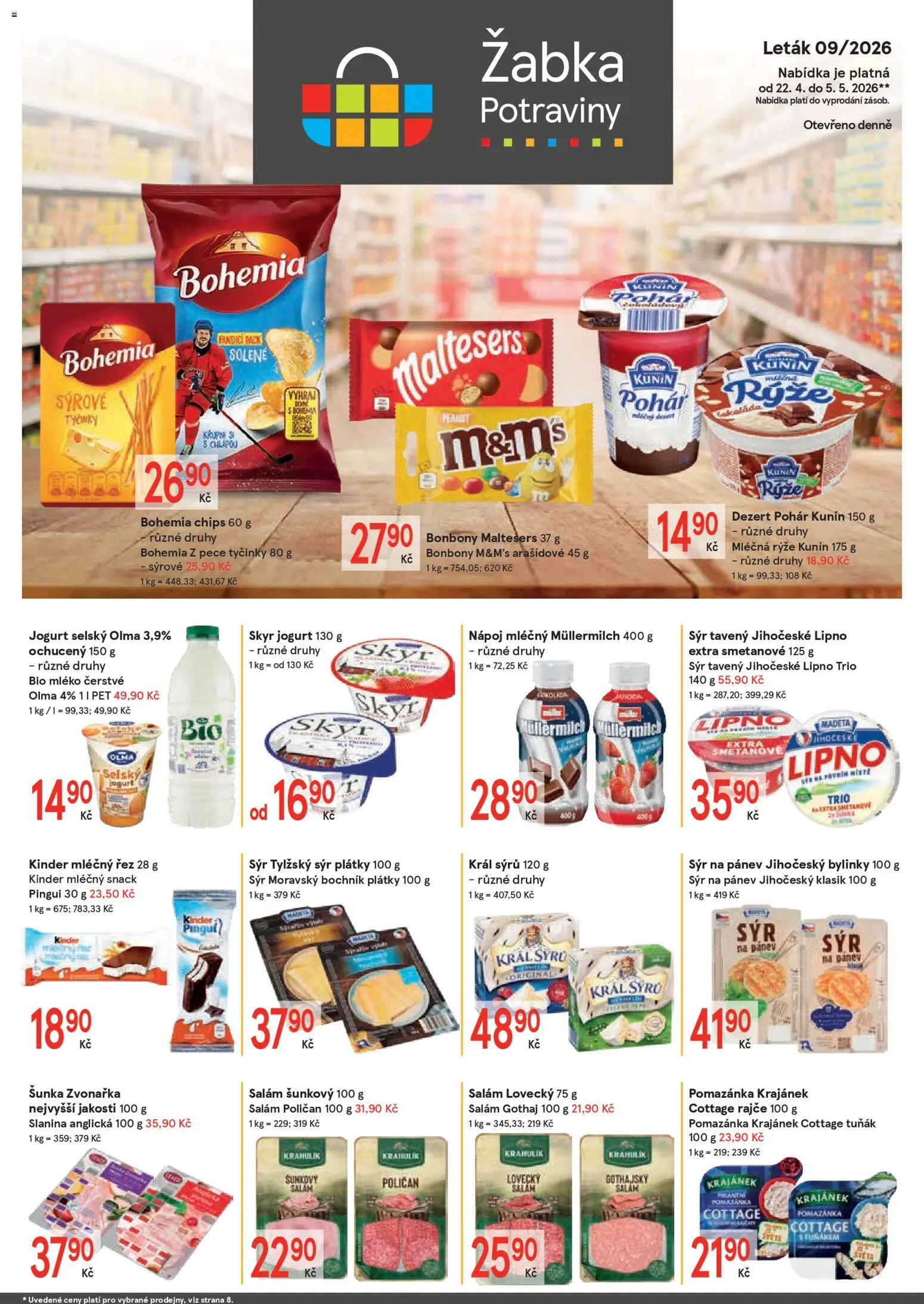 Žabka leták - strana 1- platný od 22.04.2026