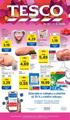 Tesco leták platný od 11.02.2026