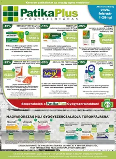 Előnézet PatikaPlus Akciós újság érvényes 2026.01.01.-tól