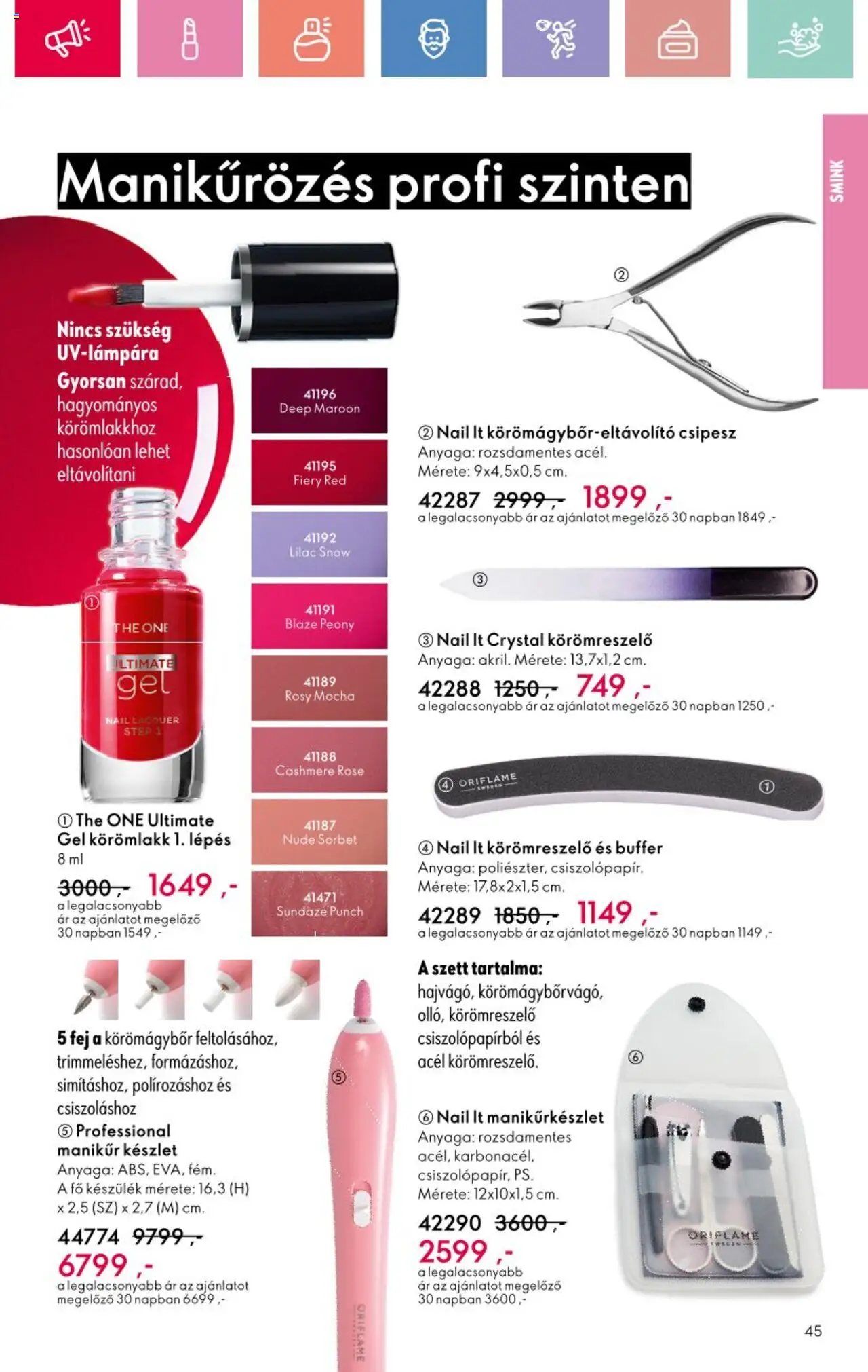 Katalógus Oriflame 2025/10 - 45oldal - érvényes 2025.07.06.-tól