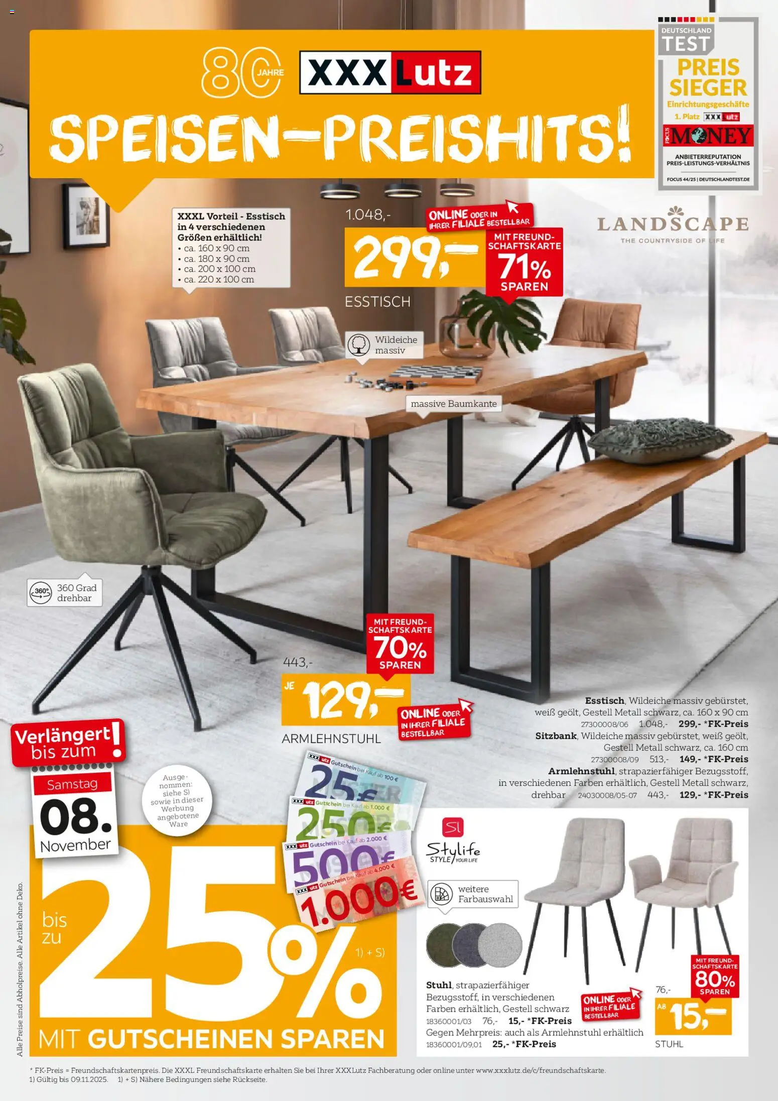 XXXL Lutz Speisen-Preishits! - Seite 1 - gültig ab 26.10.2025