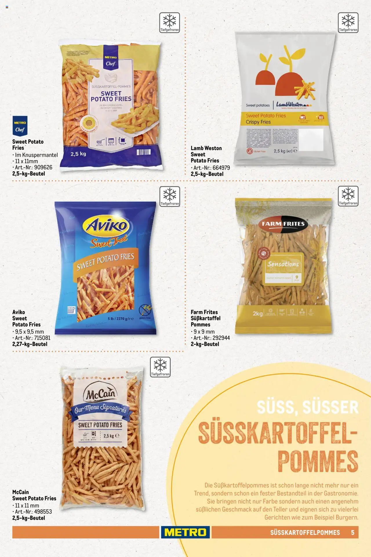 Metro - Pommessortiment - Seite 5 - gültig ab 01.03.2025
