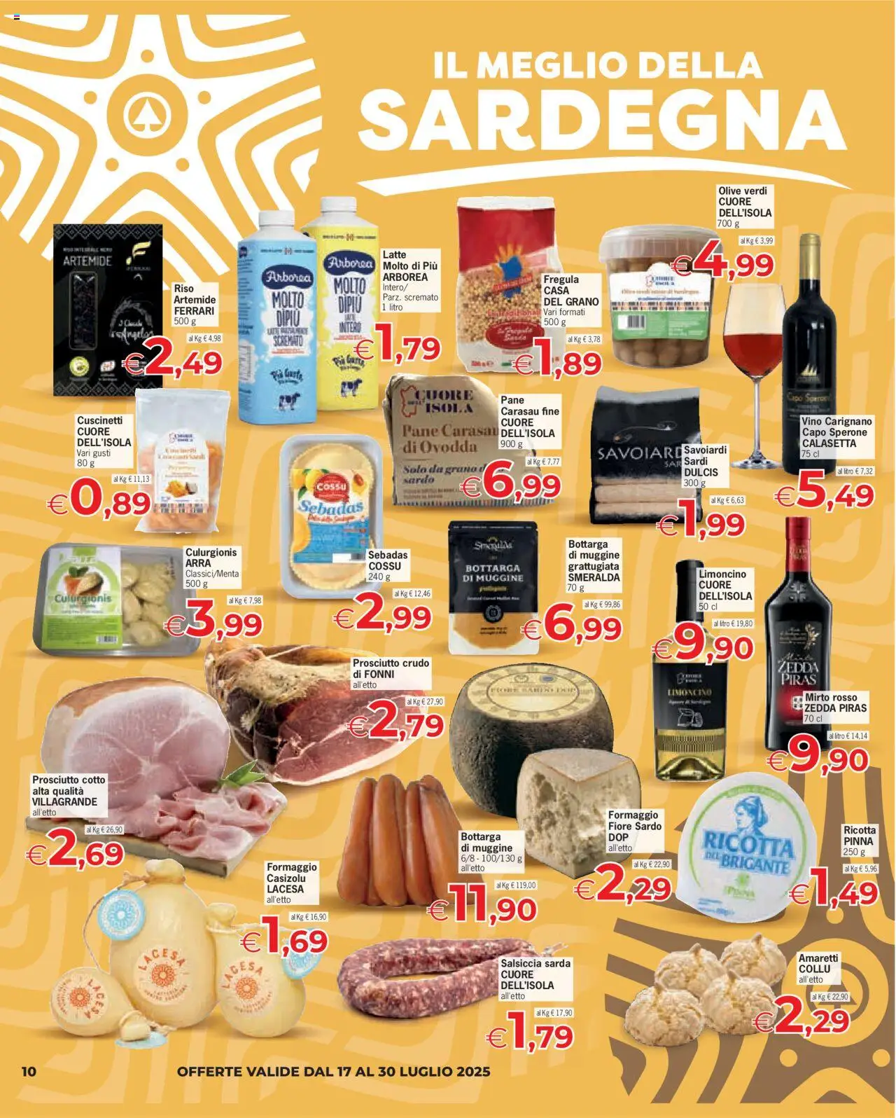 Volantino Eurospar	 - pagina 10 - valido dal 17/07/2025