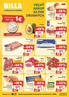 Billa leták platný od 15.04.2026