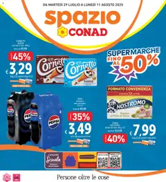 Anteprima Volantino Spazio Conad valida dal 29/07/2025