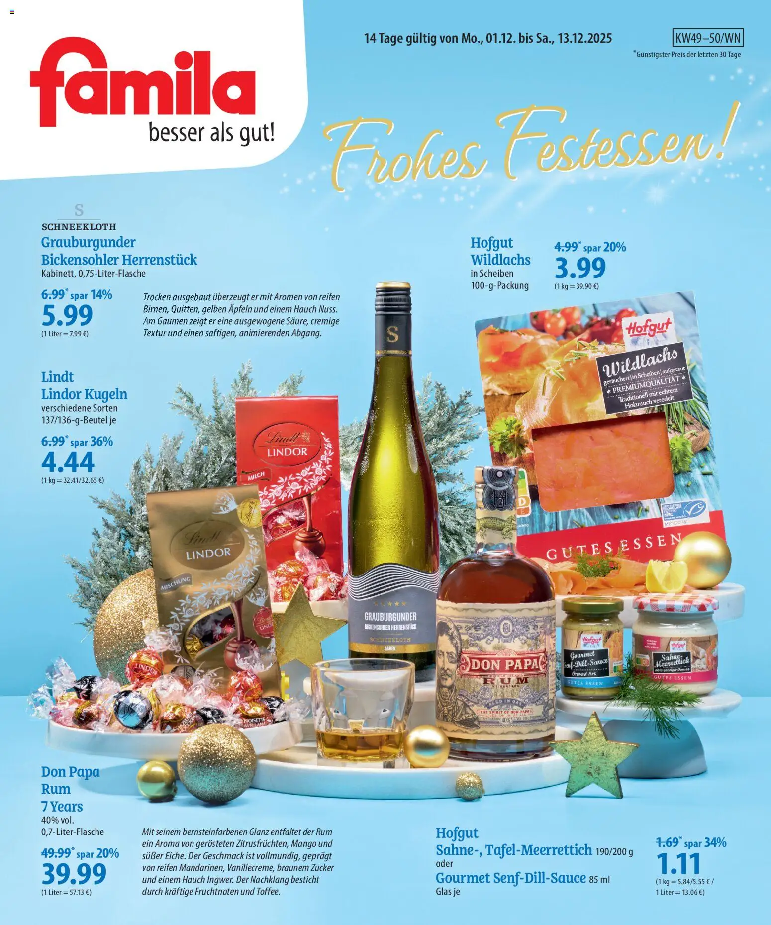 Famila Prospekt 	 - Seite 1 - gültig ab 30.11.2025