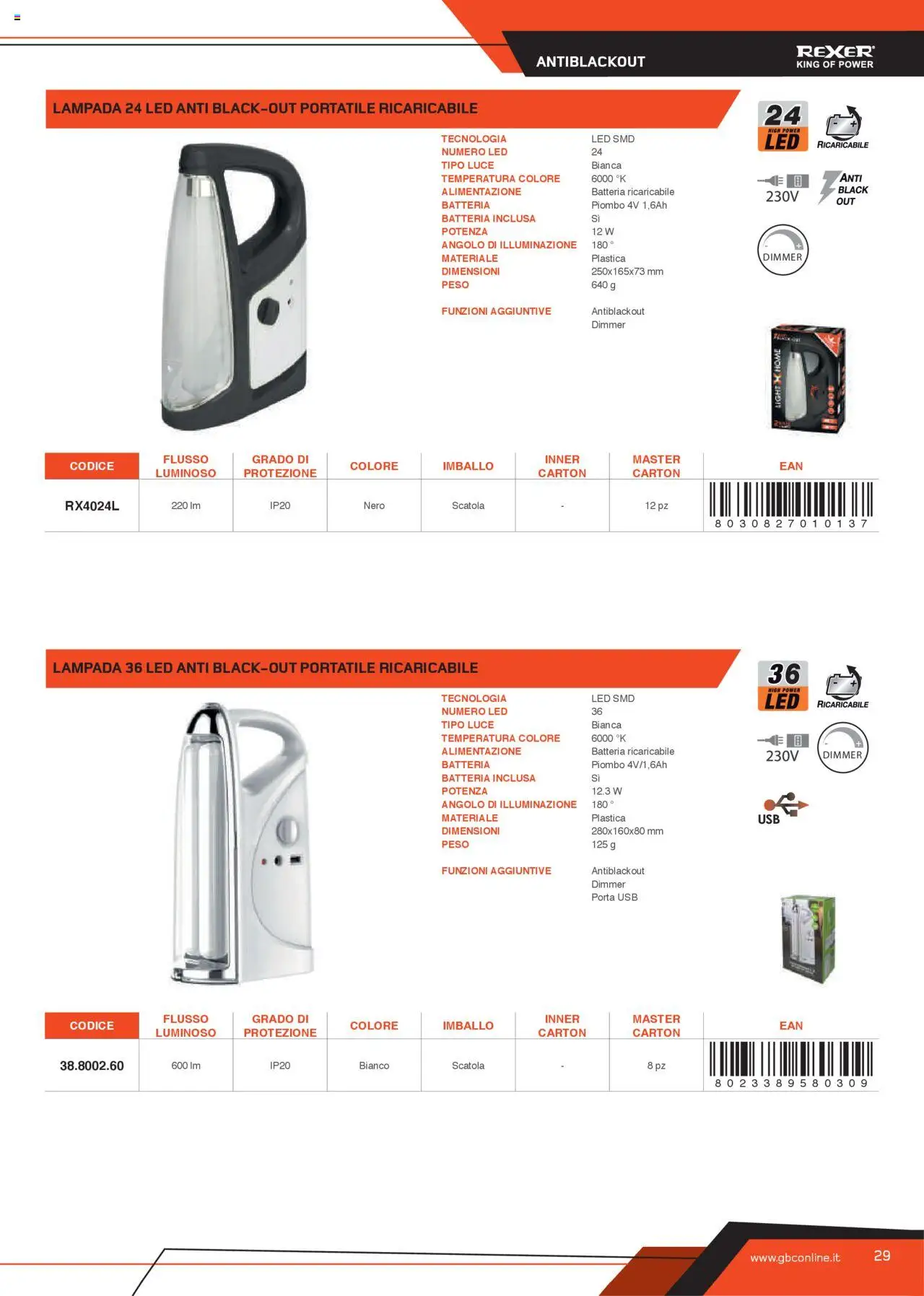 GBC Torce catalogo - pagina 29 - valido dal 31/05/2025