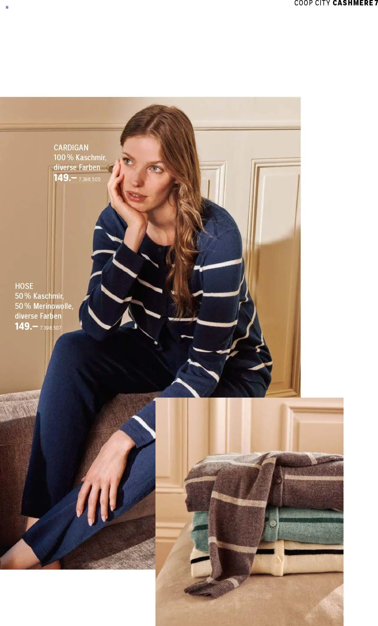 Coop City Aktionen Cashmere Kollektion - page 7- valid from 01.10.2025
