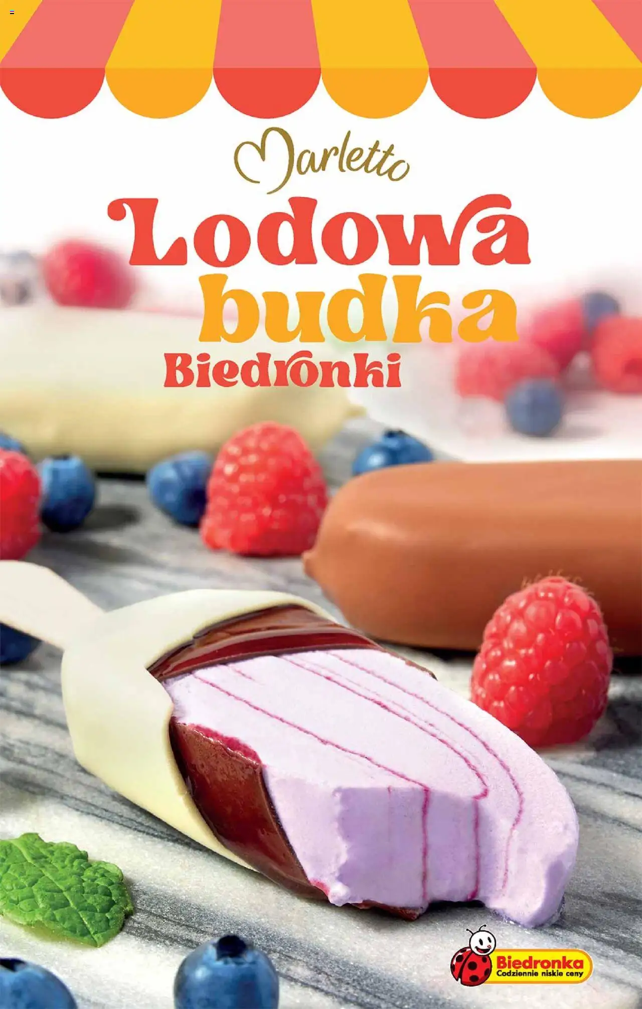 Biedronka gazetka - Marlettolodowa budka biedronki - strona 1- ważny od 14.06.2025