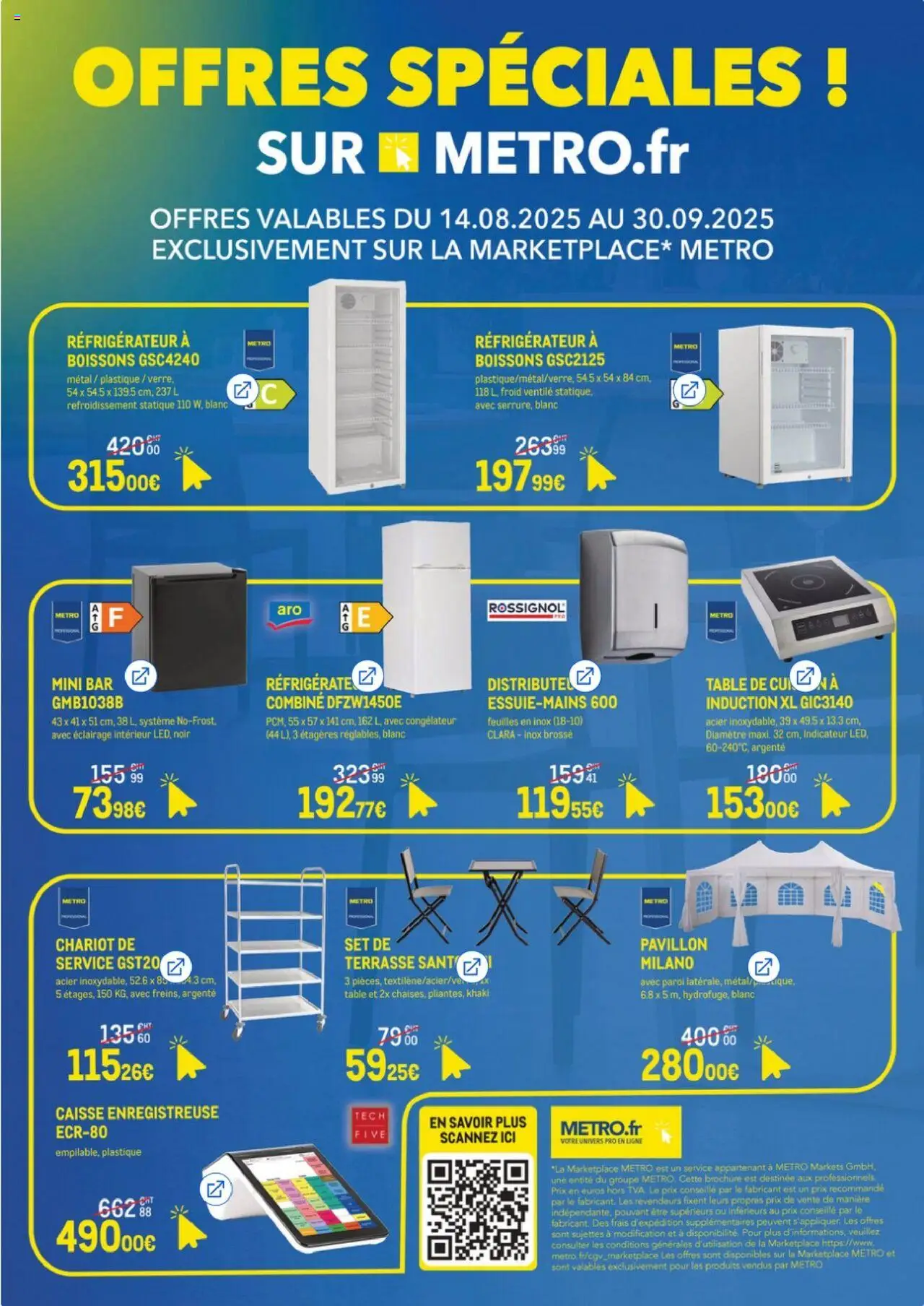METRO - Offres Spéciales - Exclusivités Marketplace - page 1 - valable à partir du 14/08/2025