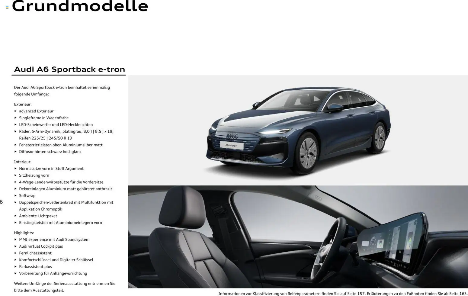 Audi  A6 e-tron - Seite 6 - gültig ab 01.10.2025