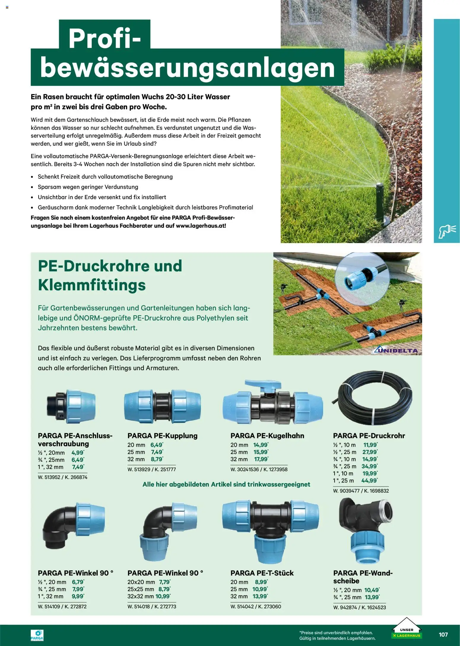 Lagerhaus  Garten und Freizeit Katalog 2026 - page 107- valid from 22.02.2026