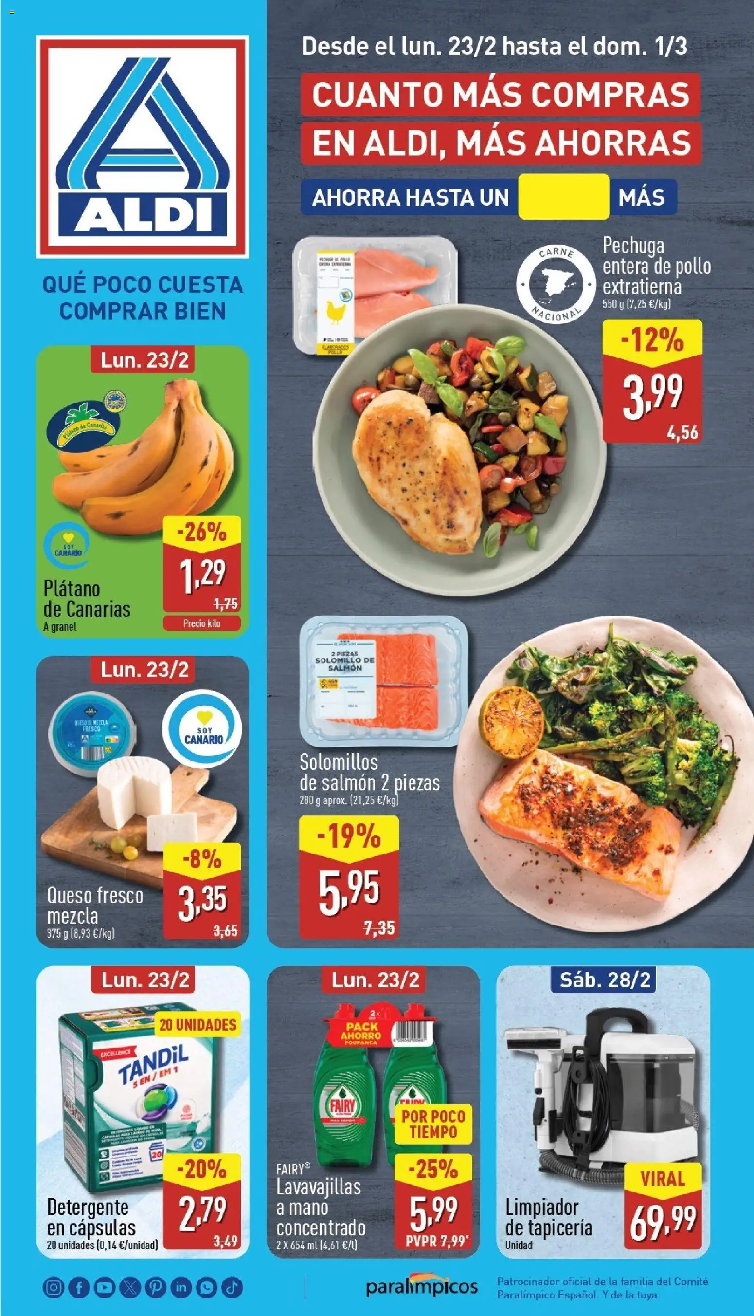 Aldi folleto Canarias - Página de 1 - Válido desde 23/02/2026