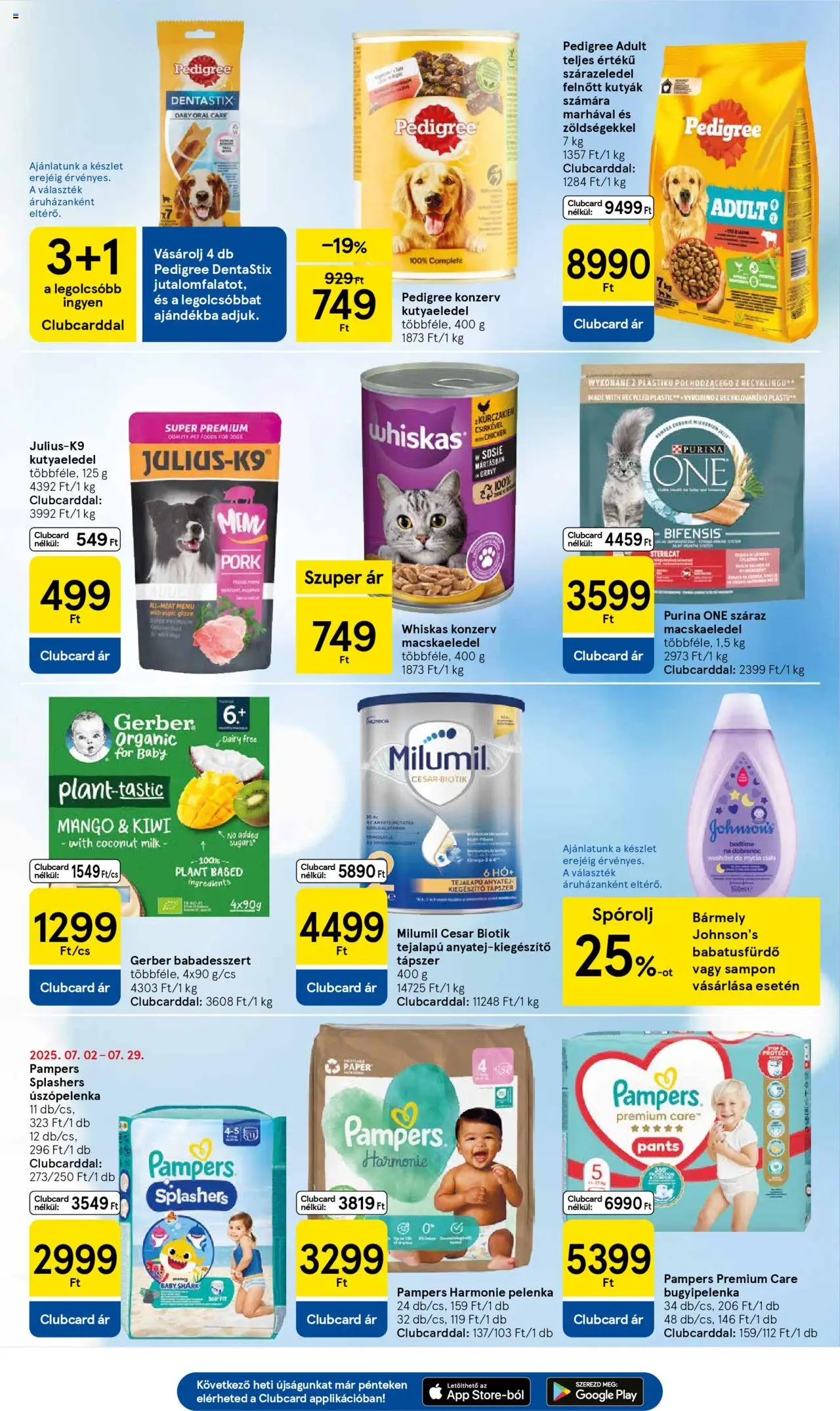 Tesco Hipermarket - Akciós újság  - 7oldal - érvényes 2025.07.24.-tól