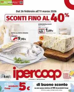 Anteprima Ipercoop Crevoladossola catalogo valida dal 26/02/2026
