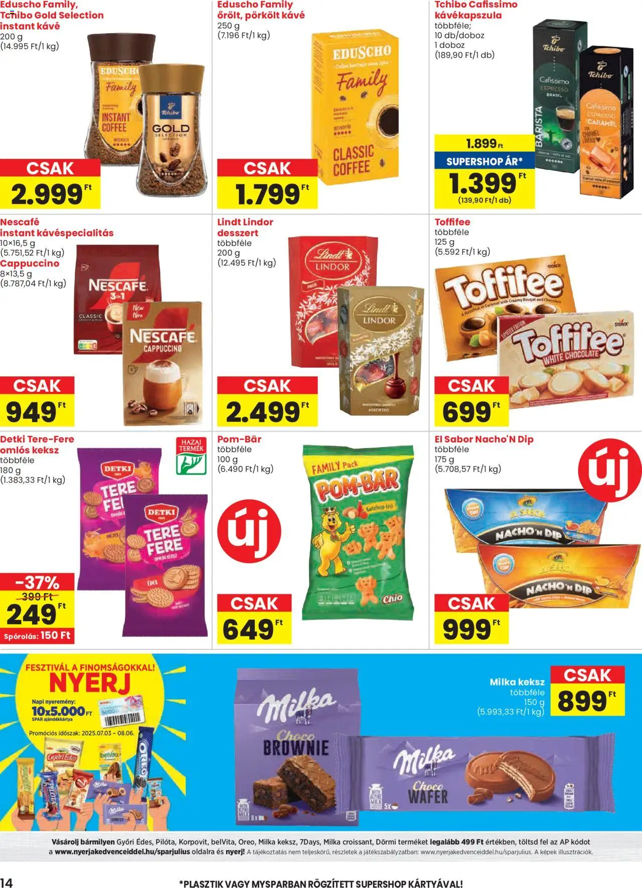 Spar Akciós újság - 14oldal - érvényes 2025.07.24.-tól