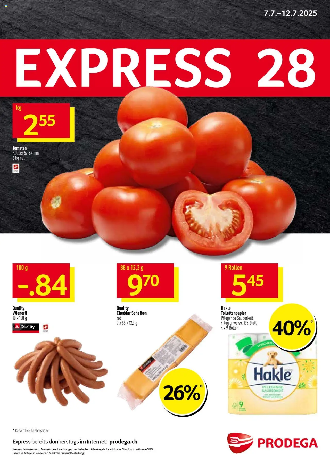 Prodega Aktionen - Seite 1- gültig ab 07.07.2025