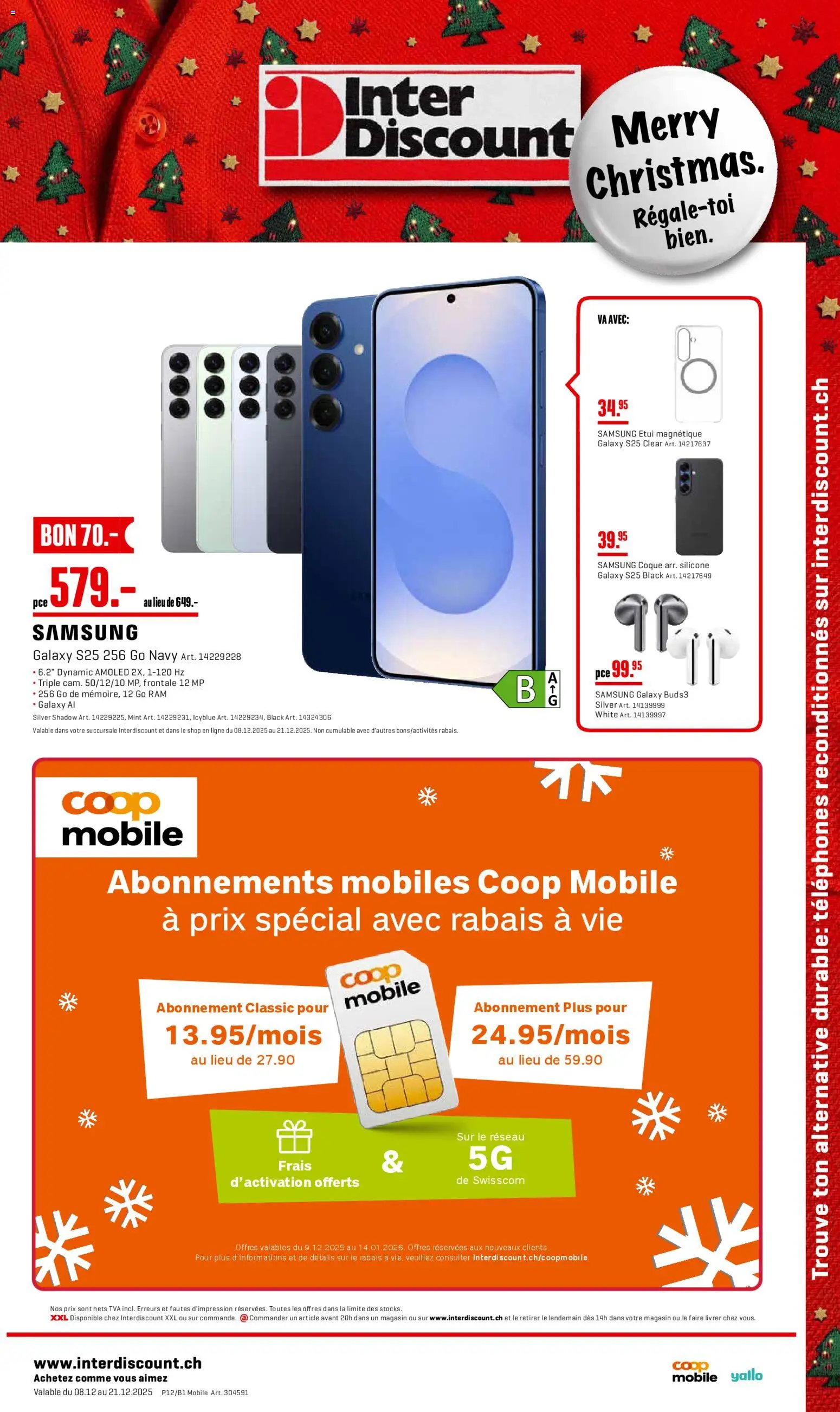 Interdiscount Aktionen Mobile FR - Seite 1- gültig ab 08.12.2025