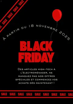 Aperçu Carrefour Market Black Friday avis valable à partir du 05/11/2025