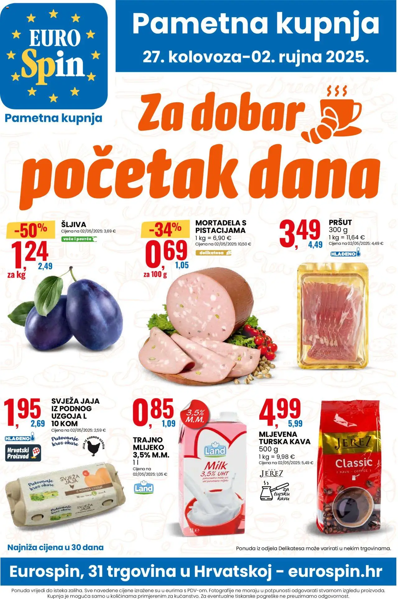Katalog Eurospin - stranica 1- važeći od 27.08.2025