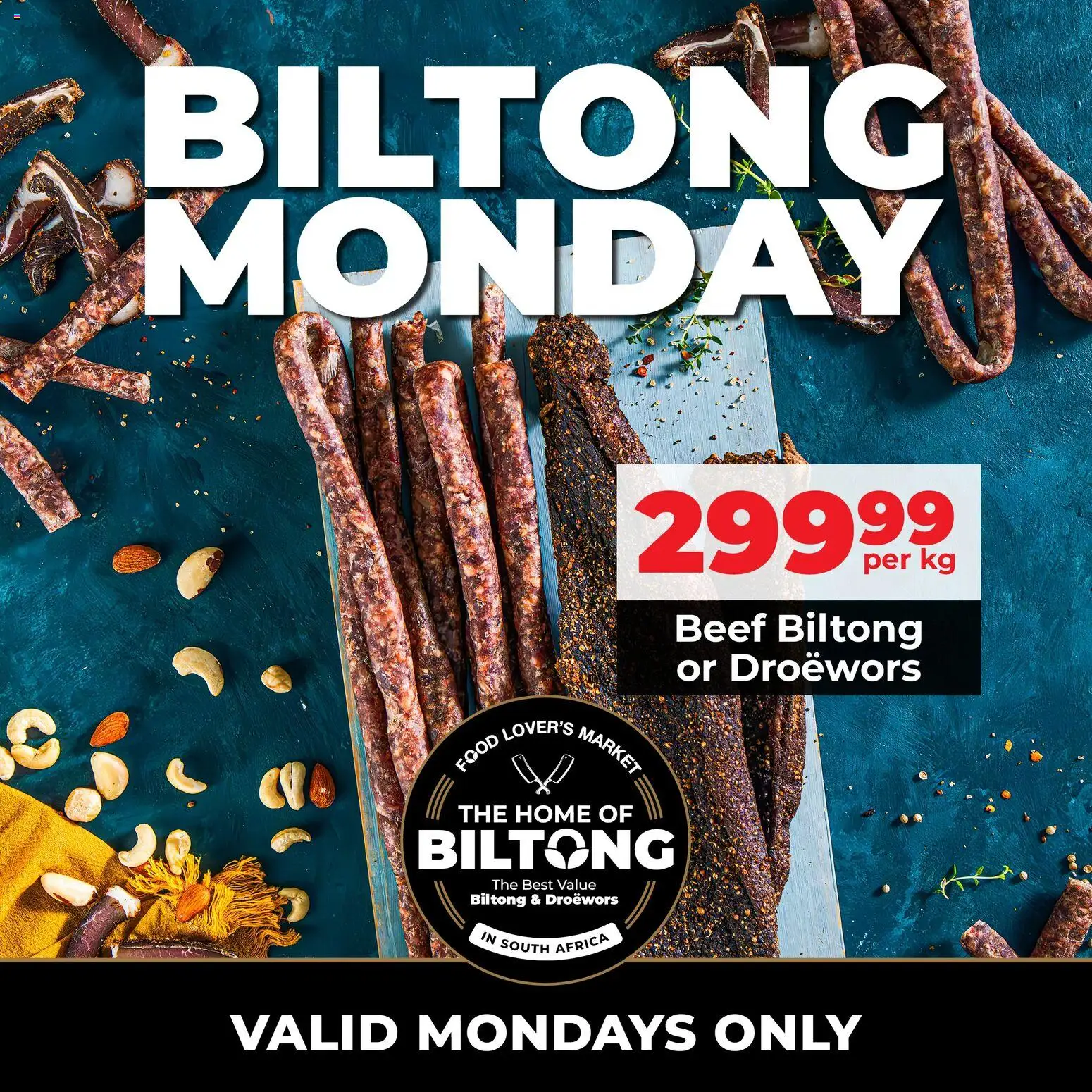 Food Lover's Market  - Biltong Monday - page 1- valid from 29/12/2025