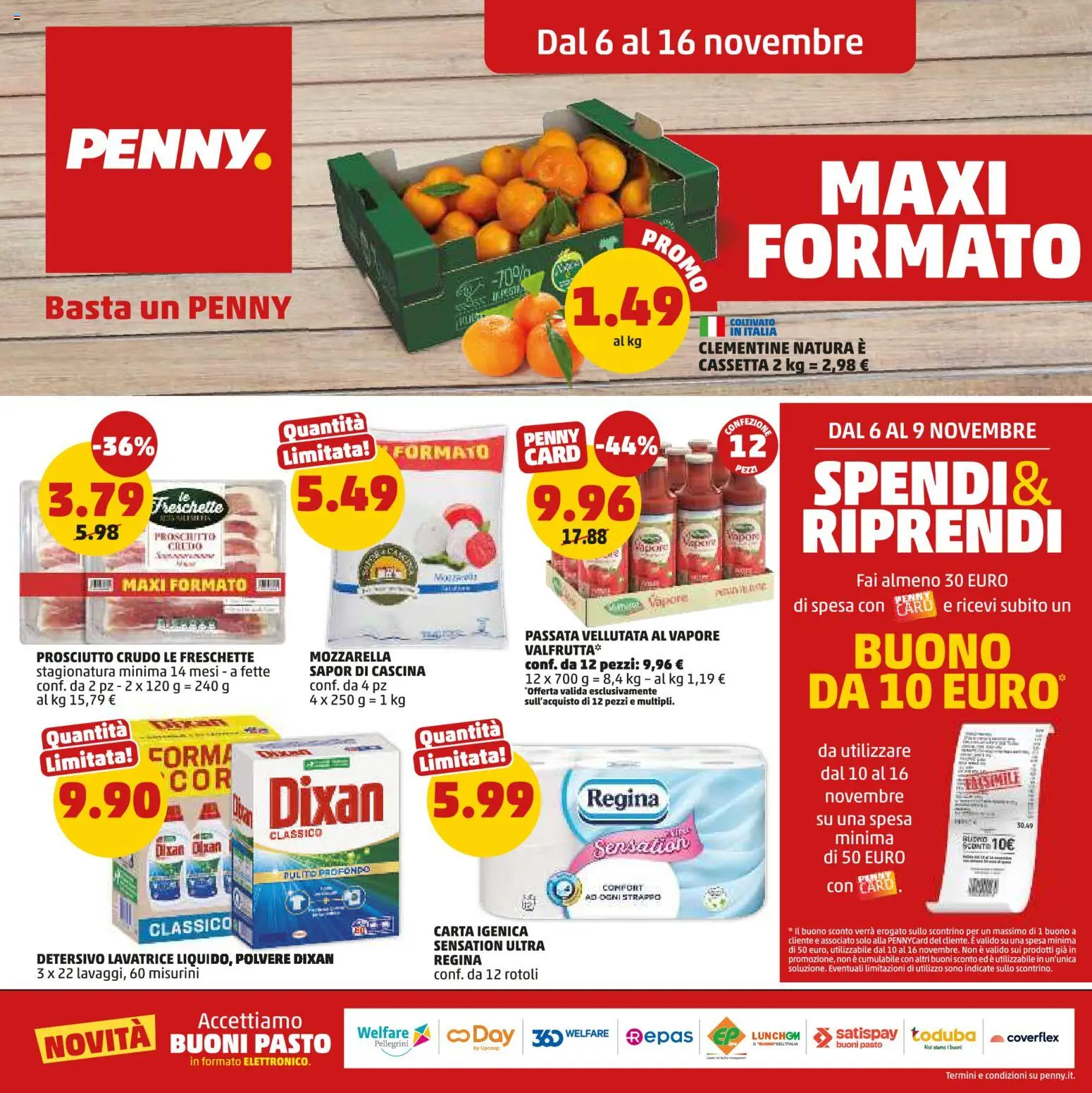 Volantino PENNY	 - pagina 1 - valido dal 06/11/2025