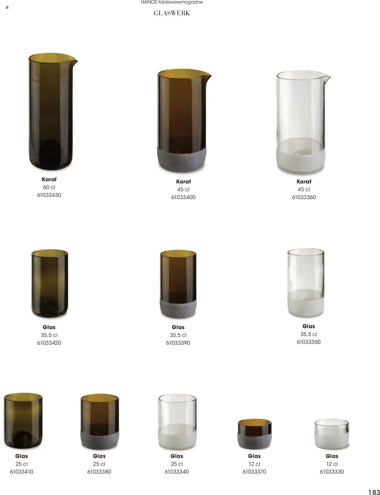 Hanos - Tableware magazine 2025-2026 - page 183- valid from 01-09-2025