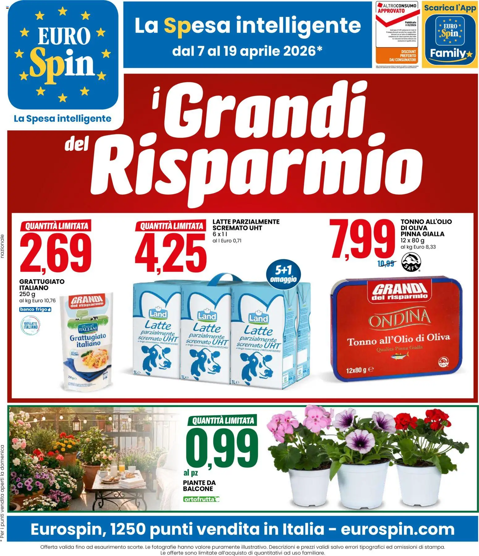 Eurospin volantino - pagina 1 - valido dal 07/04/2026