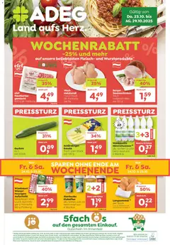 Vorschau ADEG Flugblatt gültig ab 23.10.2025